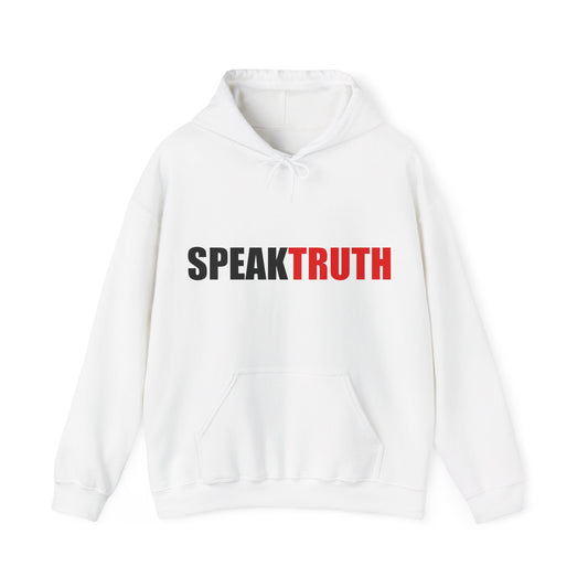 Speak truth hoodie white