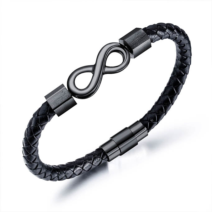 Men's infinity bracelet