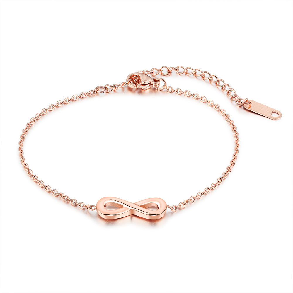 Women's infinity bracelet - rose